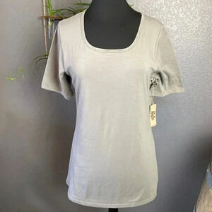 Kalon Women’s Gray T-shirt Size Large NWT 0523